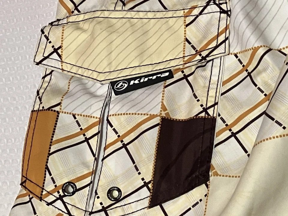 Pantalones Cortos Kirra Para Hombre Talla 29 Poliéster Sin Forro Bolsillos con Cordón Foto 4 de 4