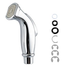 Universal Fit Kitchen Sink Side Sprayer Head Attachment, Silver Chrome