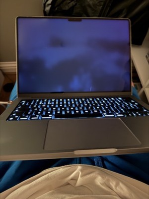 Apple MacBook Pro A2442 2021 14'' LCD Display - Space Grau - gesprungen - beschädigt