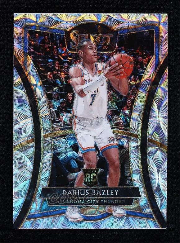 2019-20 Panini Select Premier Level Scope Prizm Darius Bazley #116 02ez