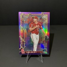 2025 Topps Chrome Holiday Purple Refractor #HC178 Ryan Helsley /299