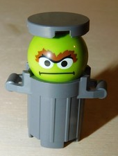 Lego Minifigur OSCAR IN DER TONNE Sesamstraße Idea078 aus Ideas 21324 UNBESPIELT