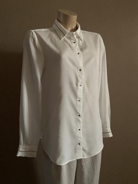 Women Fabiana Filippi Shirt White Lyocell 40