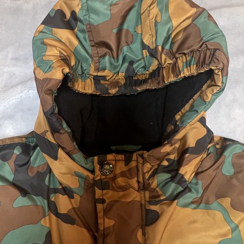 Timberland Jacket Youth XS 5/6 Camo Hooded Full Zip Puffer Winter Coat - Picture 9 of 24