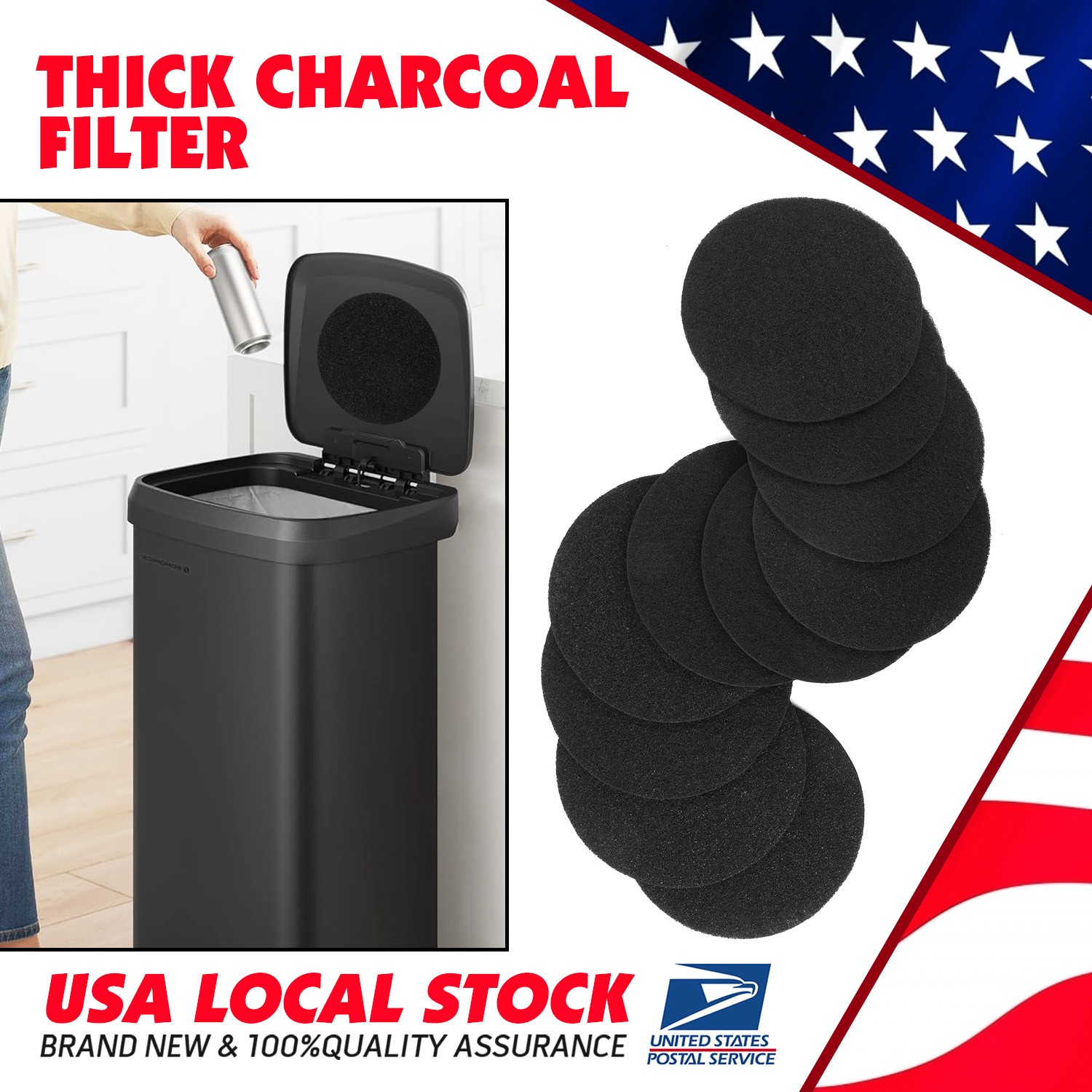 Activated Carbon Charcoal Filter For Petmate Booda Clean Step