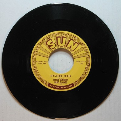 LITTLE JUNIOR S BLUE FLAMES / MYSTERY TRAIN + 1 / SUN REPRO 192 / NM
