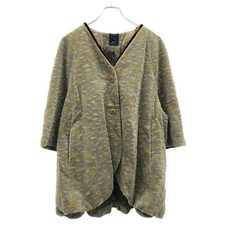 Mina Perhonen Minapelle Honen Coppice Balloon Jacket Coat 0A6255 Used MESC-0