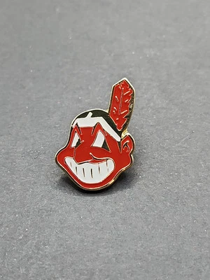 MLB Baseball Team Cleveland Indians Logo Enamel Pin, FREE SHIPPING!