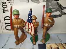 Manoil WW11 Flagbearer  Soldiers Lpt