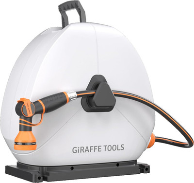 Giraffe Tools Heavy Duty Retractable Hose Reel, 5/8'' X 92FT Automatic Rewind Gar