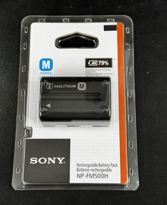 Genuine OEM Sony NP-FM500H InfoLithium Rechargeable Battery Pack M Series
