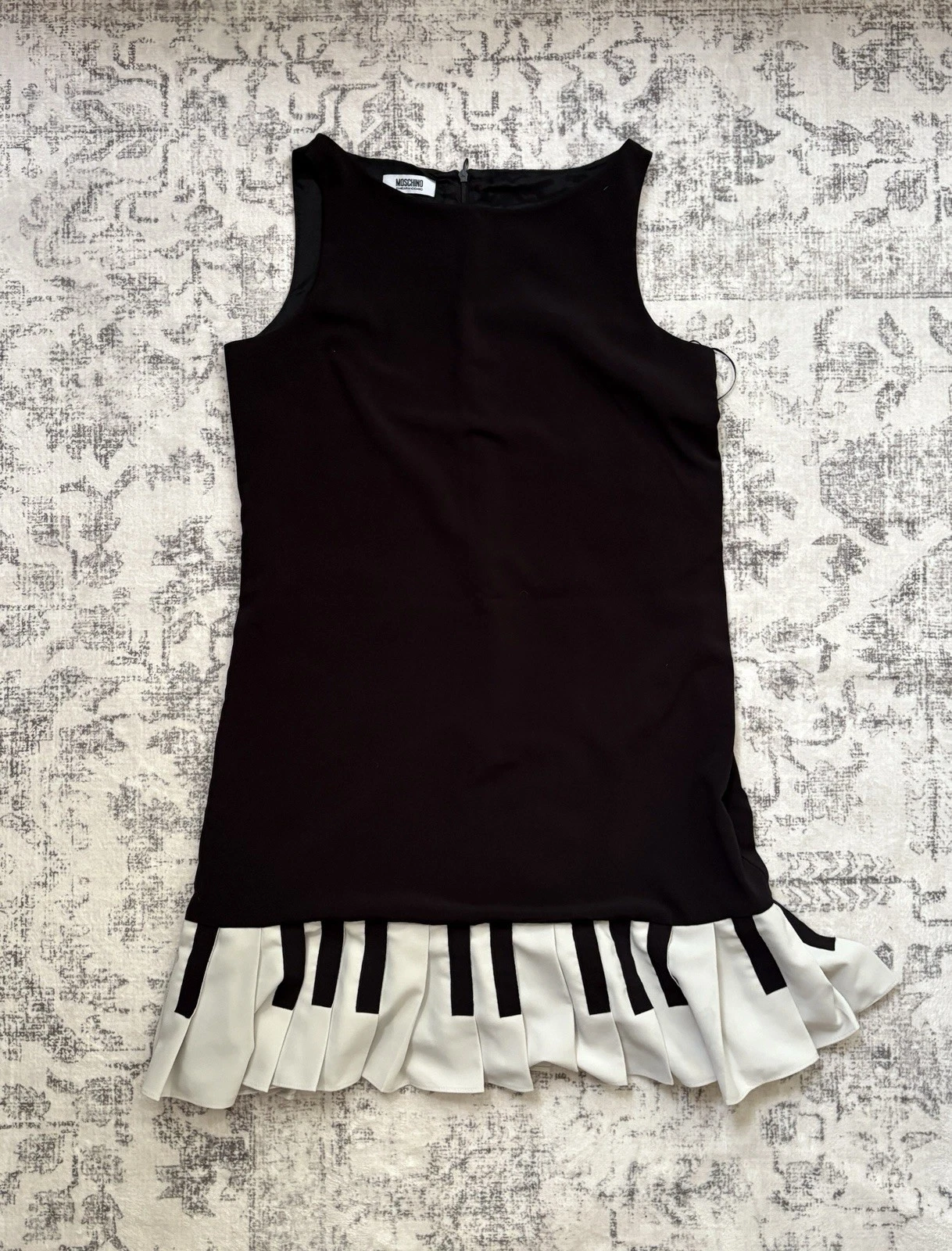 Moschino Cheap n Chic Abito Cambio Chiavi Pianoforte UK 10