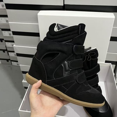 Isabel Marant Inspired High Quality Wedge Sneakers black