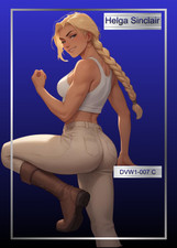 Helga Sinclair - Sexy Waifu Card -Custom DIY Fan Art Card Common DVW1-007