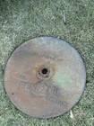 Vintage Property Of Pennzoil Cast Iron Lollipop Sign Base