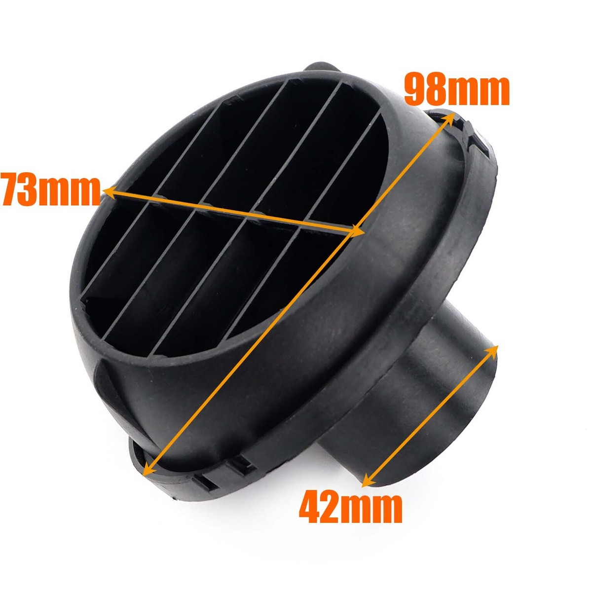 Zilimontt Kunststoffkanalverbinder 60mm - Für Luft Und Heizungsschläuche