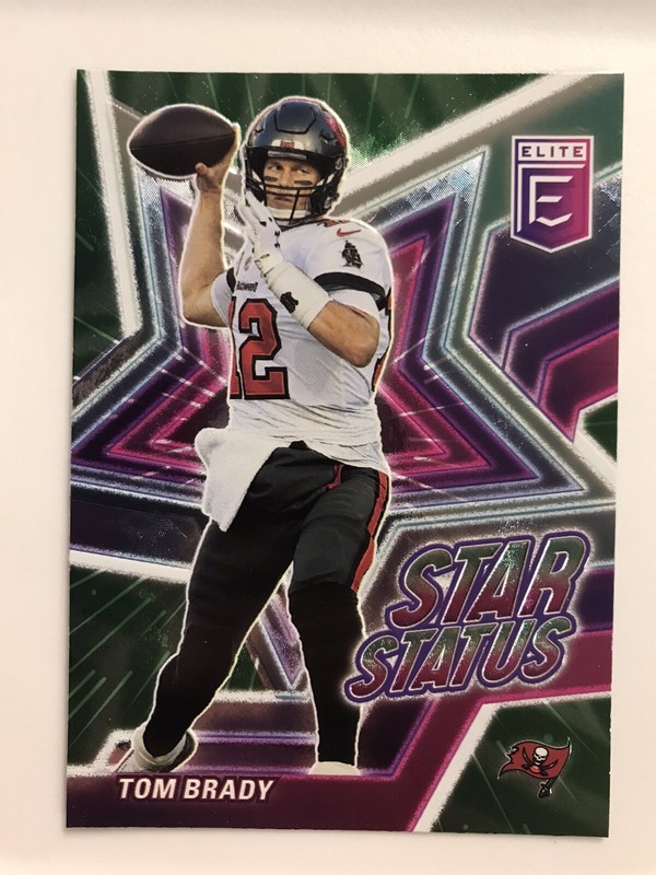 TOM BRADY 2021 Panini Donruss Elite Star Status Pink Parallel SP #SS1 Buccaneers