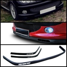 For Peugeot 206 Laguna Lip Front Bumper Splitter Spoiler Euro Lip 2 Pcs