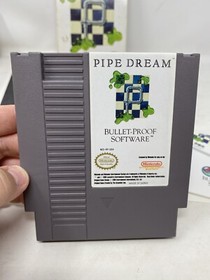 Pipe Dream ( Nintendo NES ) Authentic Complete CIB w/ Poster Reg Card Ships Fast