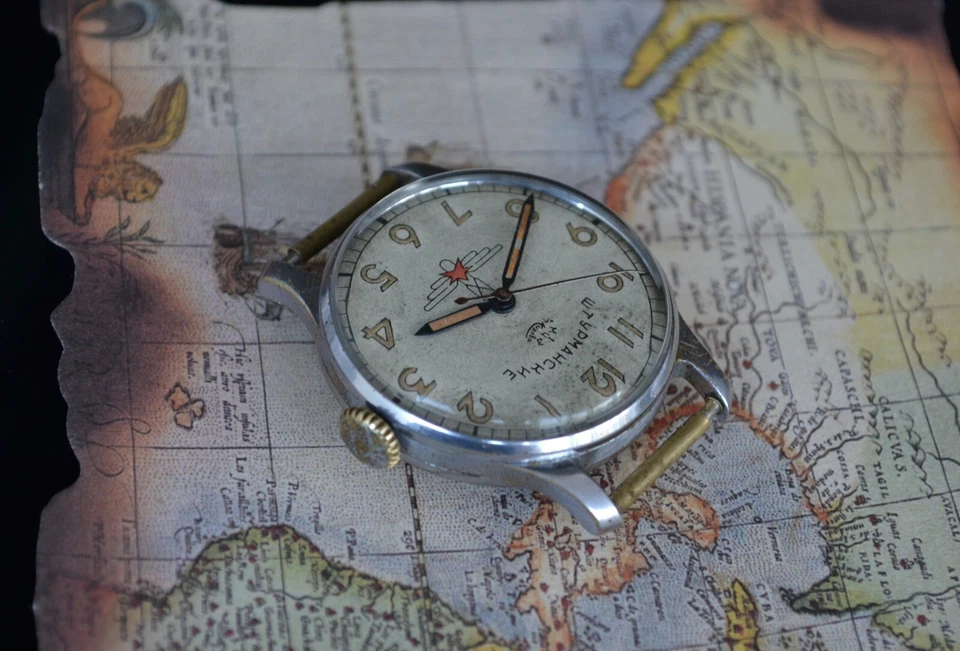 Auténtico reloj Sturmanskie Gagarin auténtico vintage 1T-1950 reparado Foto 3 de 4