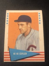 1961 Fleer Baseball Greats Kiki Cuyler #19 HOF