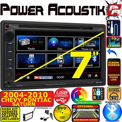 04-10 CHEVY PONTIAC SATURN TOUCHSCREEN BLUETOOTH USB CD/DVD/AUX/MP3 STEREO PKG