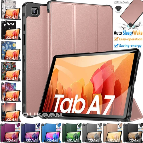For Samsung Galaxy Tab A7 10.4 2020 T500 T505 PU Leather Flip Smart Case Cover