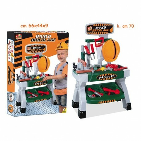 banco bricolage gioco attrezzi cm70 officina