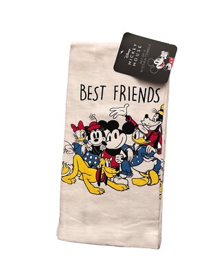 Disney Mickey Mouse Best Friends Set Of 2 Kitchen Towels