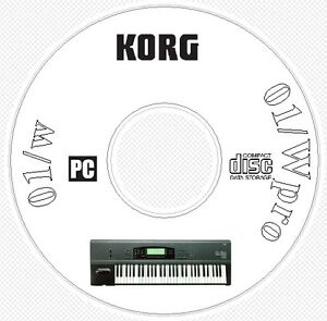 Korg 01 W 01 Wpro Sound Library Patches Midi Software Manual Editors Cd 01w Ebay