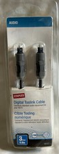 Brand New Staples 3ft Grey Digital Toslink Cable Superior Grade Optical Fiber