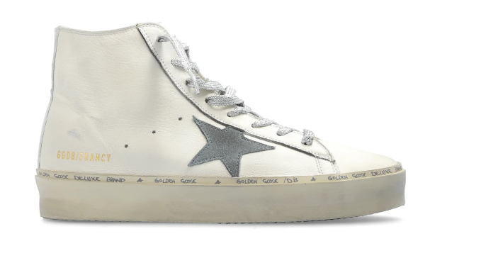 【送料&関税込】Golden  White Leather Francy Sneakers Women's Francy leather with suede star