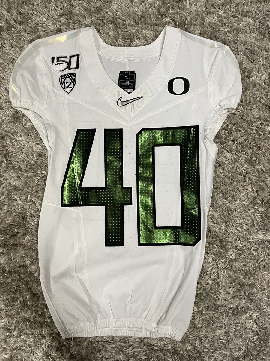 Oregon Ducks 150 Patch Game Used/Issued Jersey*Herbert*Bo Nix