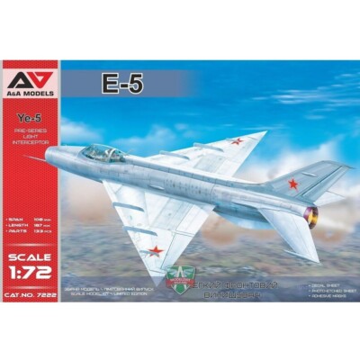 1/72 A&A Models AAM 7222 Ye-5 / E-5 Interceptor
