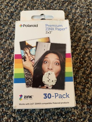 Polaroid Premium ZINK Paper 2x3 . 30 Pack NEW