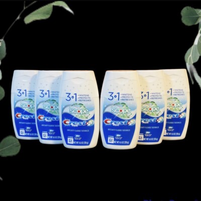 6 Crest Complete 4.6 Oz Plus Scope Minty 3 in 1 Anticavity Fluoride Toothpaste