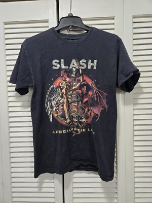 SLASH Apocalyptic Love Concert Tour T Shirt, No Size Tag, Small Shirt 