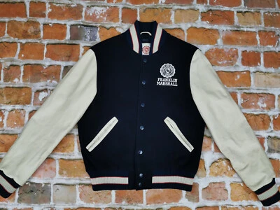 Franklin Y Marshall VARSITY Chaqueta College Azul Marino Vintage Gr: S Punta Top - Imagen 1 de 4