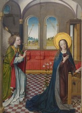 oil painting handpainted on canvas "The Annunciation  "