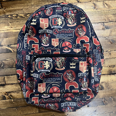 Harry Potter Backpack 18X14X6 Red Book Bag Hogwarts Alumni 