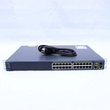 CISCO WS-C2960-24PC-L CATALYST 2960 PLUS 24PORT NETWORK SWITCH