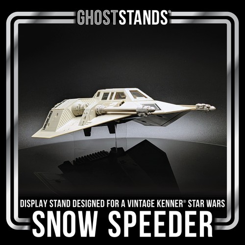 Star Wars Snow Speeder | Display Stand for 80’s Kenner Toys | GHOST STANDS® - Picture 2 of 9