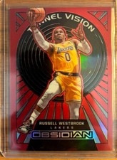 2021-22 Panini Obsidian Russell Westbrook Tunnel Vision Electric Etch Red #4