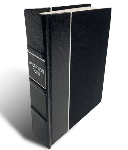 Deception Point (Leather-bound) Dan Brown Hardcover Book - Zdjęcie 1 z 4