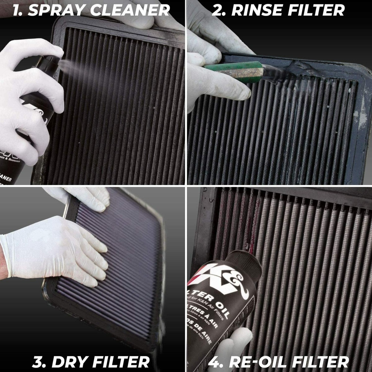 K&N 33-5009 Filtro Aria Auto Sportivo - Lavabile E Riutilizzabile - Aumenta Potenza E Accelerazione - 3