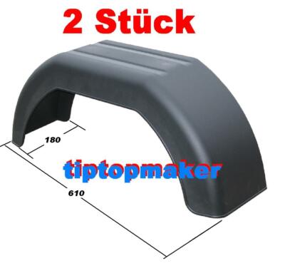 2 Stck Kotflgel Schutzblech 180x610mm fr Pkw Anhnger 18/61 18cm x 61cm  | eBay.de