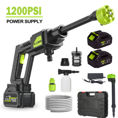#ad 1200PSI Cordless Pressure WasherCordless Portable High Pressure Spray Water Gun $78.98
