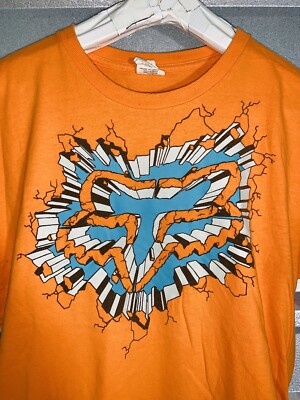 90's Rare Vintage Fox Racing Orange Company T-Shirt Size Medium | eBay