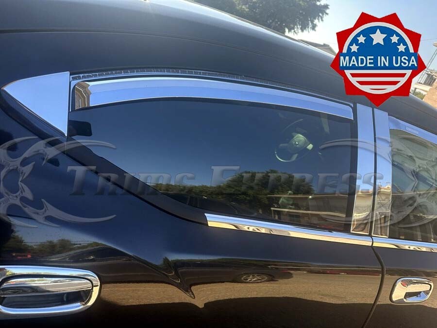 fit20052010 Dodge Charger 6Pc Pillar Post Trim Stainless Steel Door