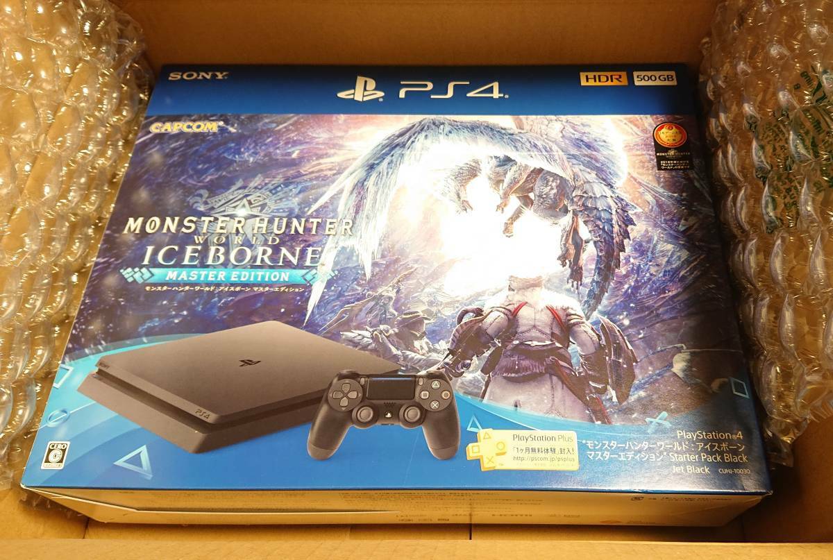 PS4 Monster Hunter World Starter Edition JP Iceborn Black CUHJ-10030 eBay Pack Master 